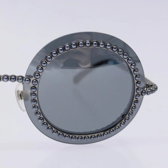 CHANEL Sunglasses plastic Black CC Auth 131207V - Picture 6 of 13